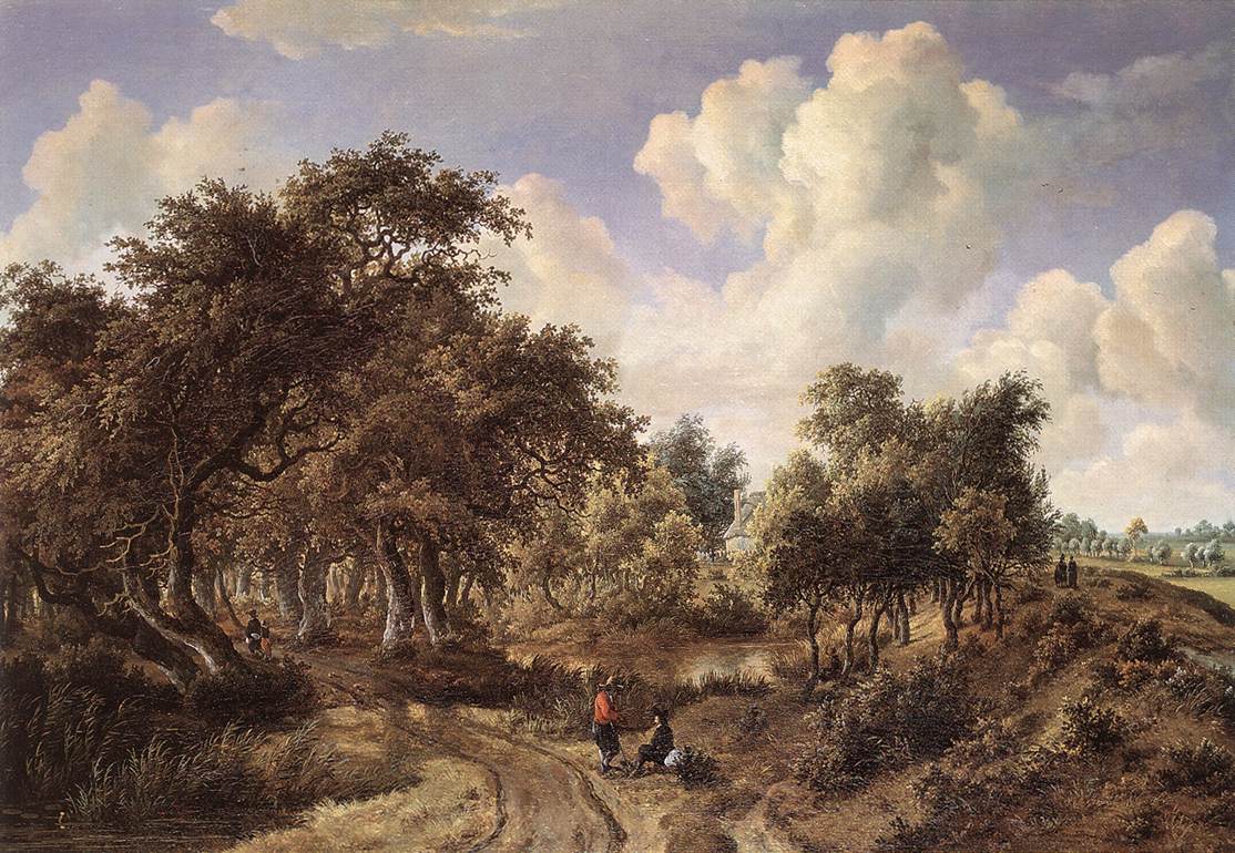 HOBBEMA, Meyndert A Wooded Landscape f